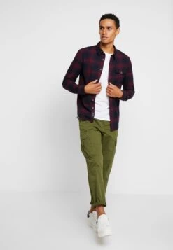 Pier One Overhemd - Bordeaux -Pier One Winkel 1fdfc451f1854fbda11171584068539b