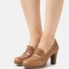 Pier One Leather- Klassieke Pumps - Cognac
