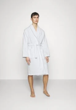 Pier One Shawl Towel Bathrobe - Badjas - White