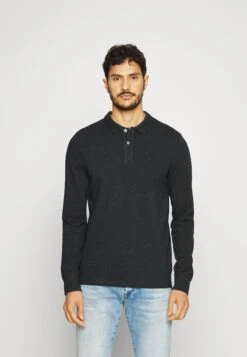 Pier One Long Sleeve 2 Pack- Poloshirt - Dark Grey/Khaki -Pier One Winkel 61c36d2fe9404d06a651873e3825e3f3