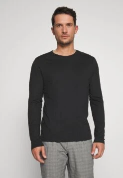 Pier One 2 Pack - Longsleeve - White/Black -Pier One Winkel 77d1f130bf974783921531825fa29315