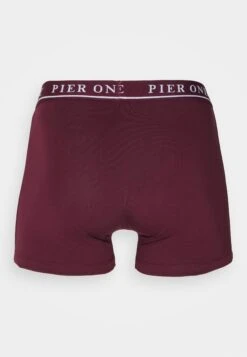 Pier One 5 Pack - Onderbroeken - Bordeaux/Mottled Grey -Pier One Winkel 7da8844dcdf84f679d2ae215c1b81ed3