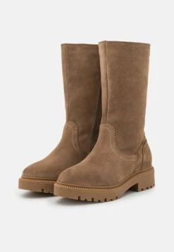 Pier One Leather Winter Boot - Laarzen - Taupe -Pier One Winkel 83df9d01add942eaabb452a58120a742
