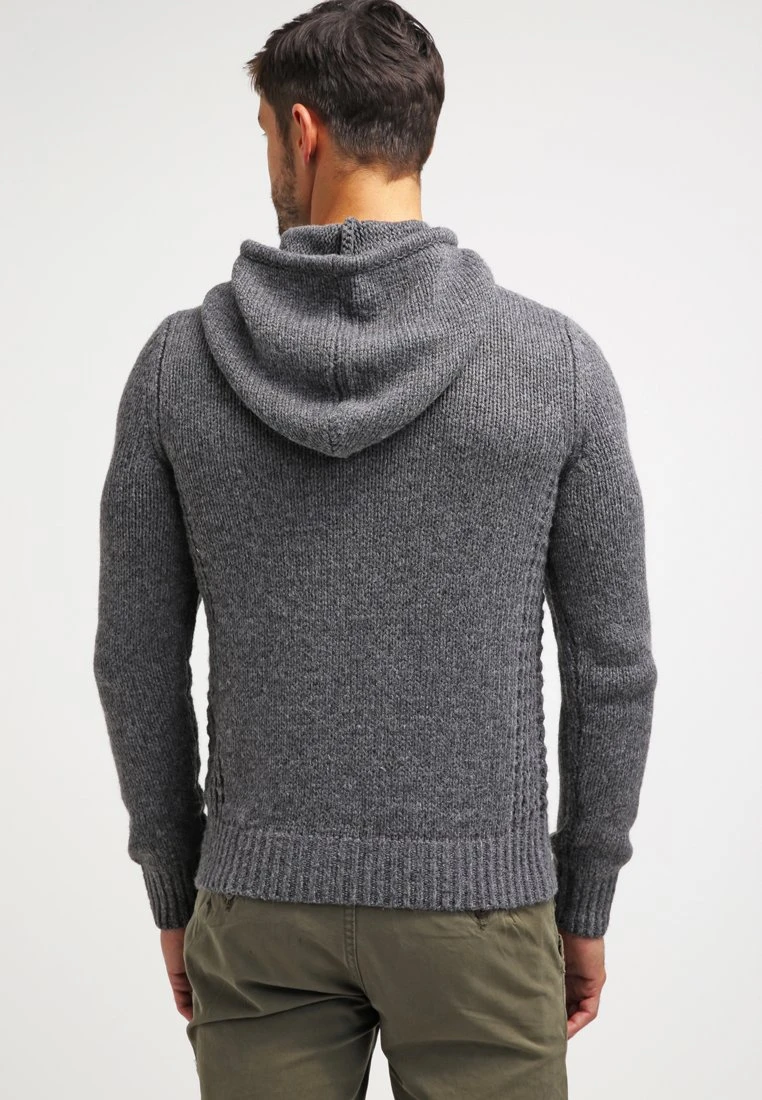 Pier One Hoodie - Dark Grey Melange 3 Pier One Hoodie - Dark Grey Melange - Afbeelding 3