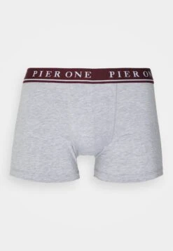Pier One 5 Pack - Onderbroeken - Bordeaux/Mottled Grey -Pier One Winkel 8798162d0ce745f0998190a914ff7dd6