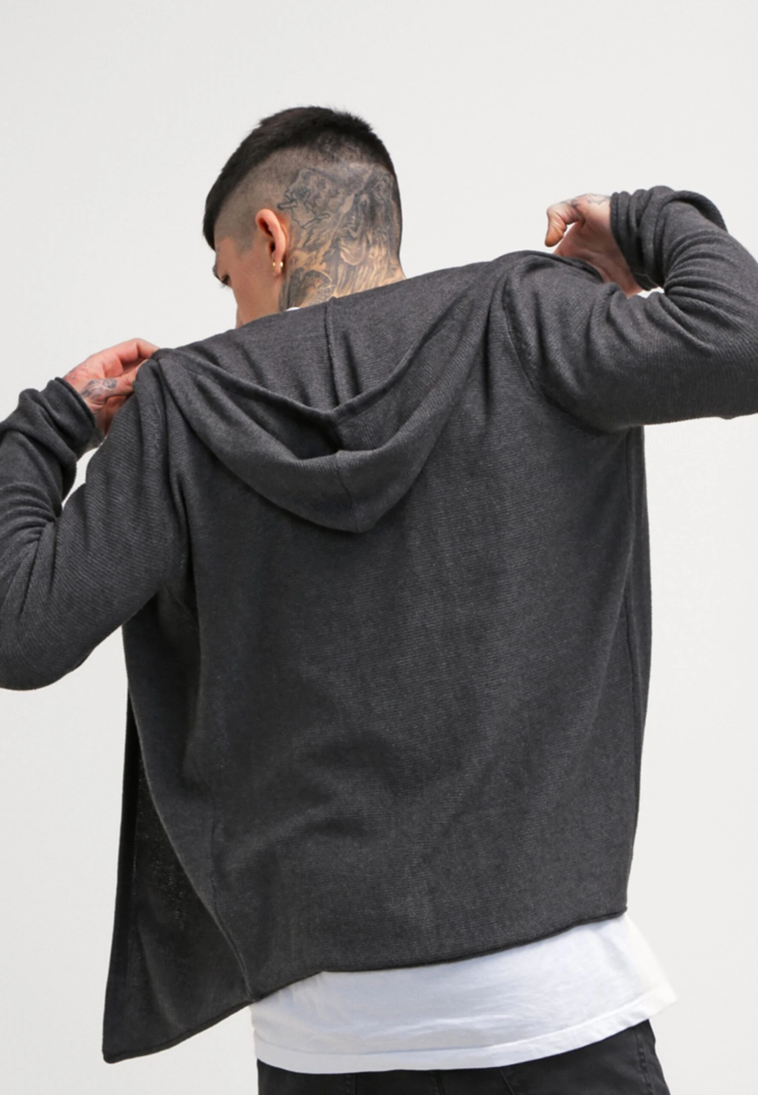 Pier One Vest - Mottled Dark Grey 3 Pier One Vest - Mottled Dark Grey - Afbeelding 3