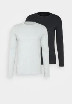 Pier One 2 Pack - Longsleeve - Light Blue/Dark Blue -Pier One Winkel dc80738cde5f4337a9bcdc73cf9d8dc9