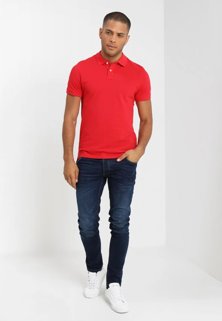 Pier One Basic - Poloshirt - Red 2 Pier One Basic - Poloshirt - Red - Afbeelding 2