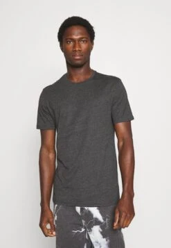 Pier One 3 Pack - T-Shirt Basic - Black/Mottled Dark Grey/Bordeaux -Pier One Winkel fbb1fa11fda54722bafd9df33f46d342