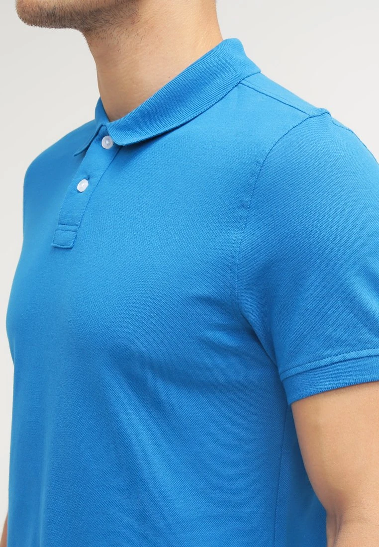 Pier One Basic - Poloshirt - Blue 4 Pier One Basic - Poloshirt - Blue - Afbeelding 4